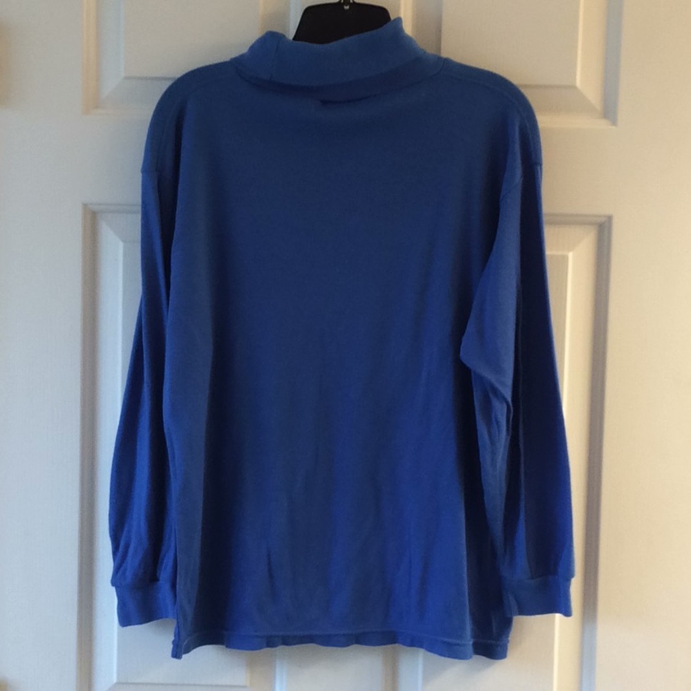 Terry Turtle Neck Blue